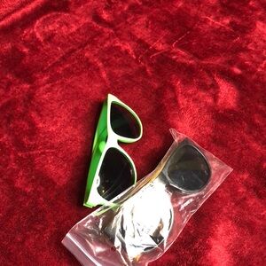 Kids Sunglasses (2 pair, one green, the other yellow)